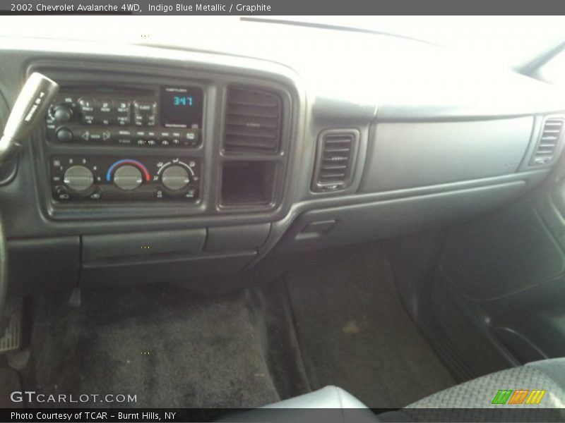 Indigo Blue Metallic / Graphite 2002 Chevrolet Avalanche 4WD