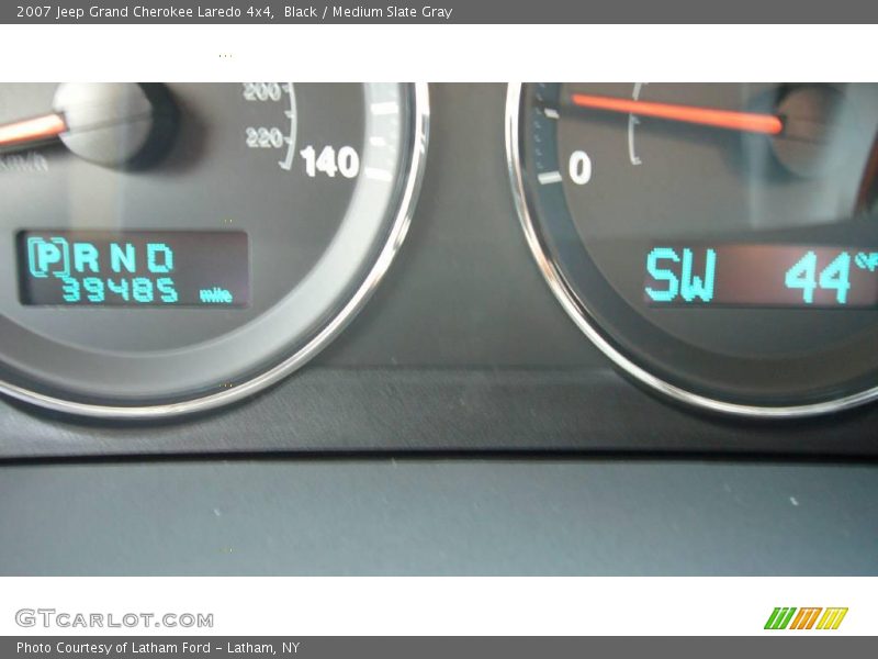Black / Medium Slate Gray 2007 Jeep Grand Cherokee Laredo 4x4