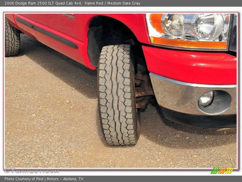 Flame Red / Medium Slate Gray 2006 Dodge Ram 2500 SLT Quad Cab 4x4