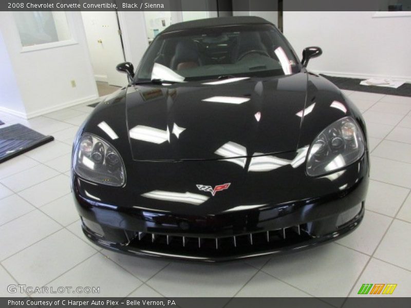 Black / Sienna 2008 Chevrolet Corvette Convertible