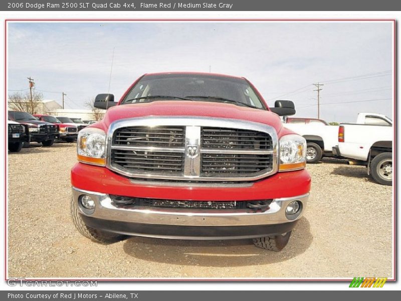 Flame Red / Medium Slate Gray 2006 Dodge Ram 2500 SLT Quad Cab 4x4
