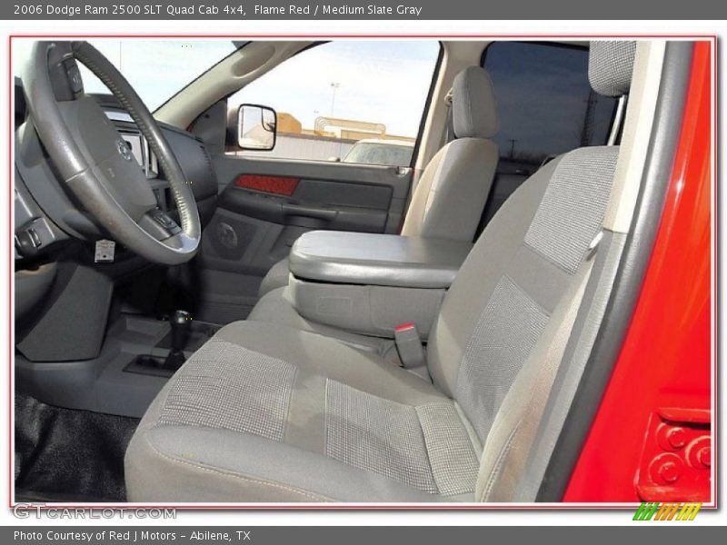 Flame Red / Medium Slate Gray 2006 Dodge Ram 2500 SLT Quad Cab 4x4