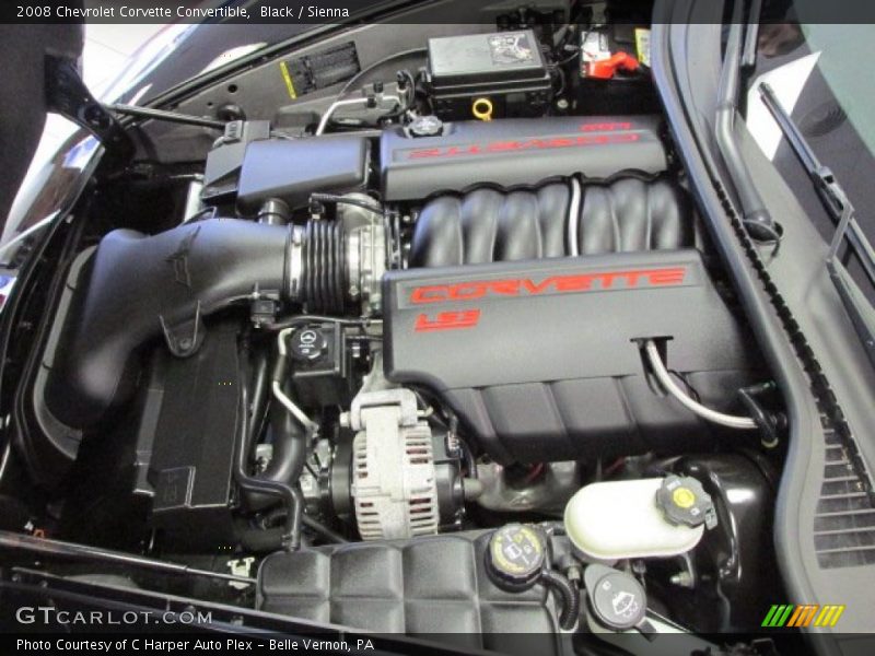  2008 Corvette Convertible Engine - 6.2 Liter OHV 16-Valve LS3 V8