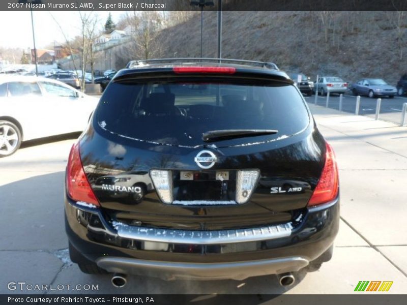 Super Black / Charcoal 2007 Nissan Murano SL AWD