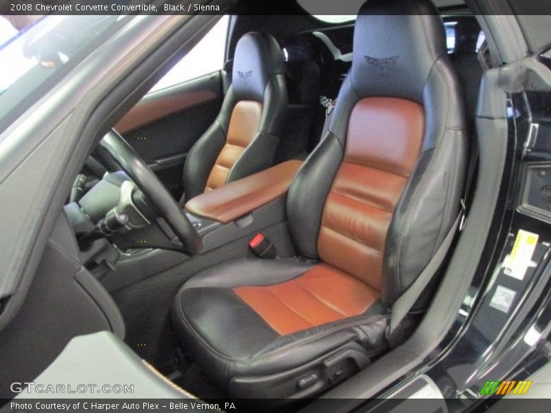 Front Seat of 2008 Corvette Convertible