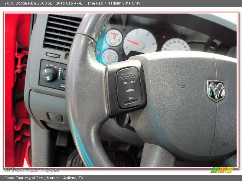 Flame Red / Medium Slate Gray 2006 Dodge Ram 2500 SLT Quad Cab 4x4