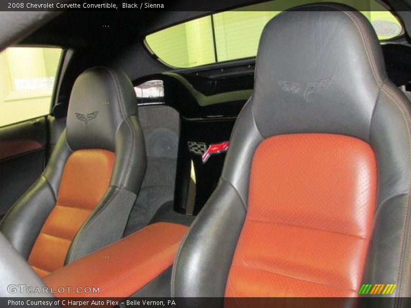 Front Seat of 2008 Corvette Convertible
