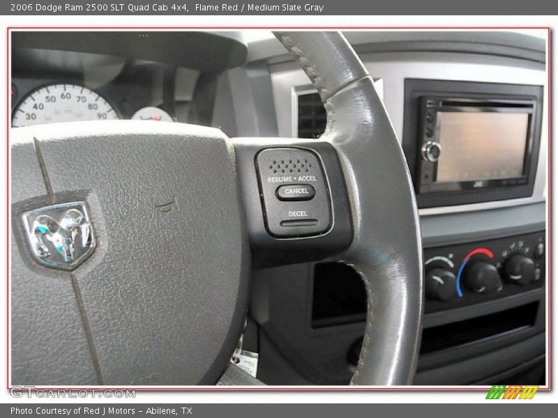 Flame Red / Medium Slate Gray 2006 Dodge Ram 2500 SLT Quad Cab 4x4
