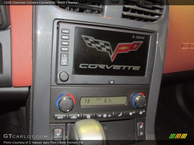Black / Sienna 2008 Chevrolet Corvette Convertible