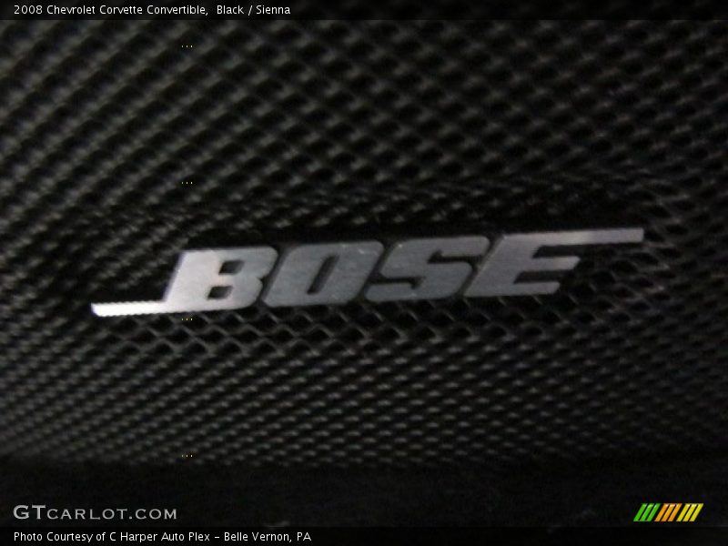 Black / Sienna 2008 Chevrolet Corvette Convertible