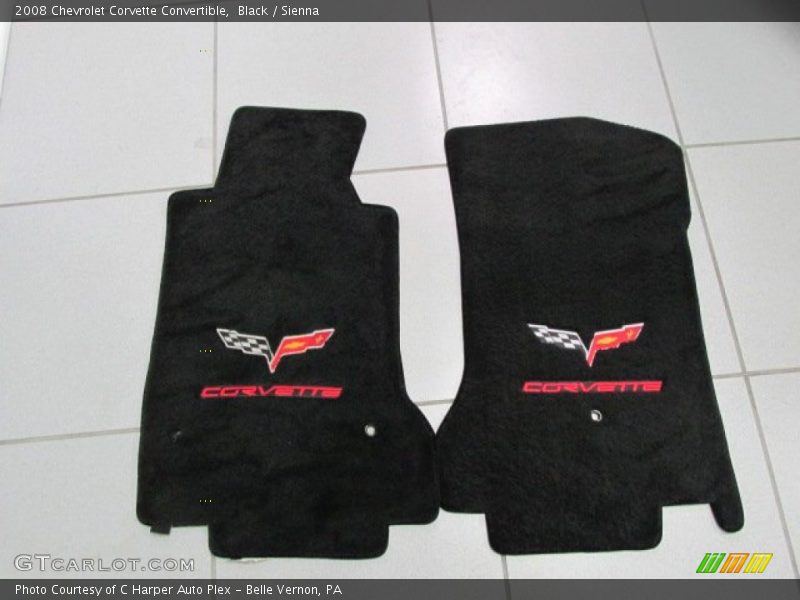 Black / Sienna 2008 Chevrolet Corvette Convertible