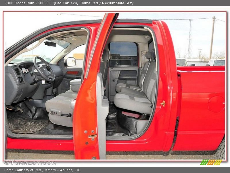 Flame Red / Medium Slate Gray 2006 Dodge Ram 2500 SLT Quad Cab 4x4