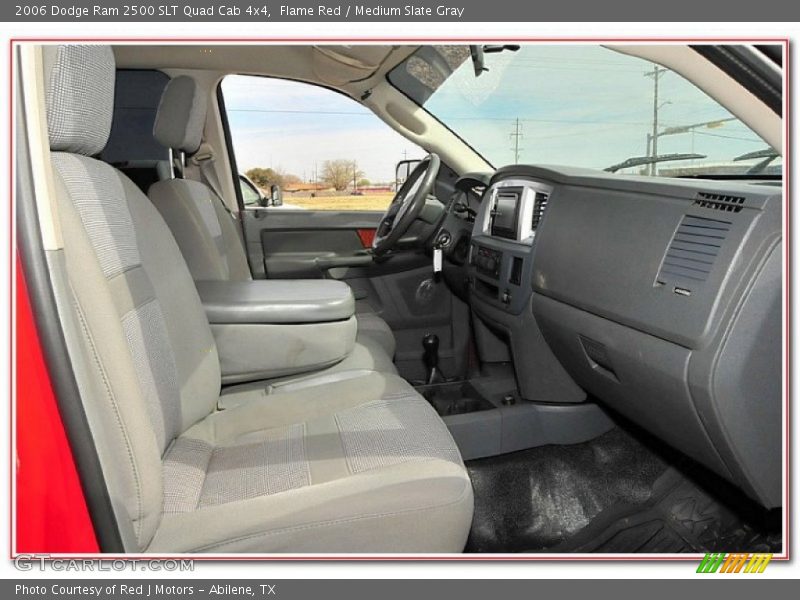 Flame Red / Medium Slate Gray 2006 Dodge Ram 2500 SLT Quad Cab 4x4