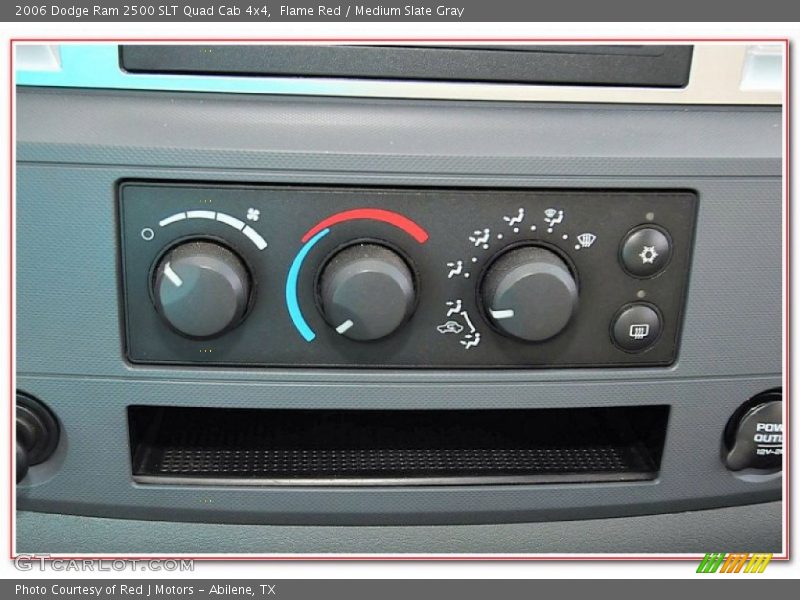 Flame Red / Medium Slate Gray 2006 Dodge Ram 2500 SLT Quad Cab 4x4