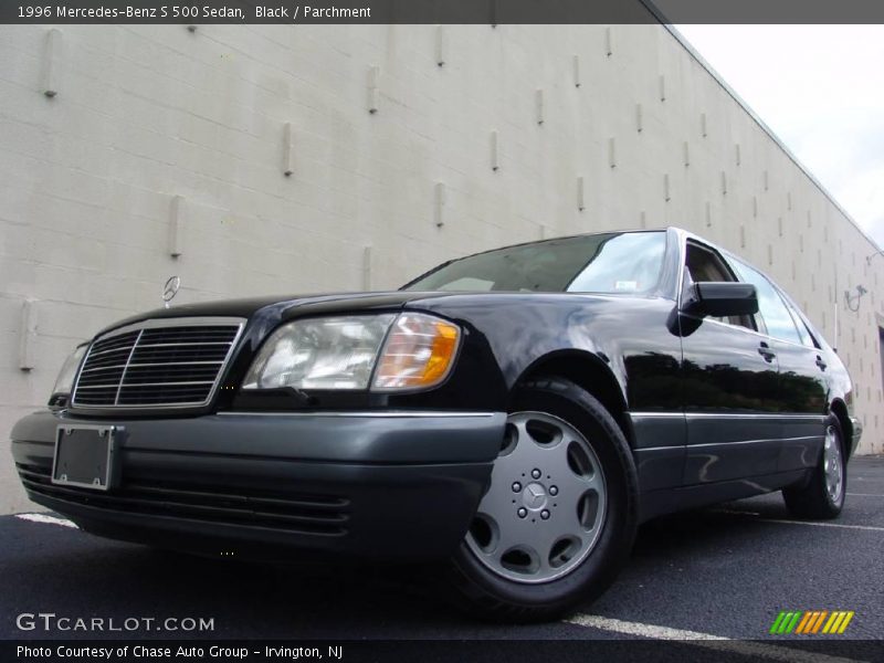 Black / Parchment 1996 Mercedes-Benz S 500 Sedan
