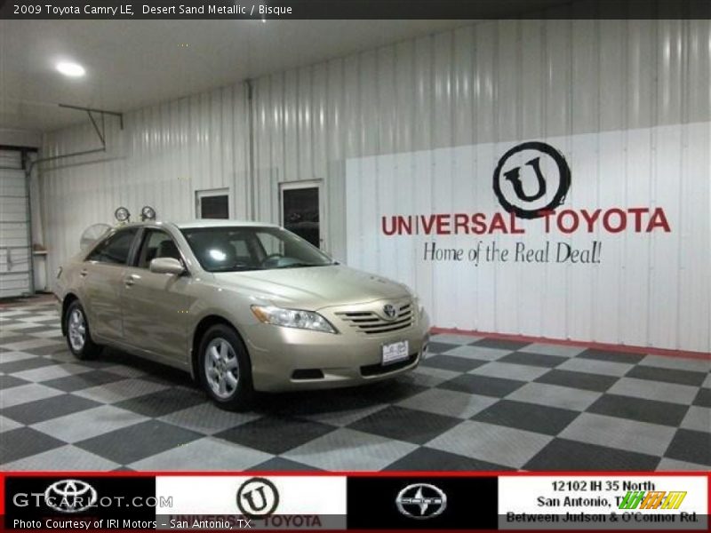 Desert Sand Metallic / Bisque 2009 Toyota Camry LE