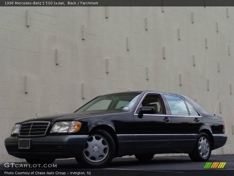 Black / Parchment 1996 Mercedes-Benz S 500 Sedan