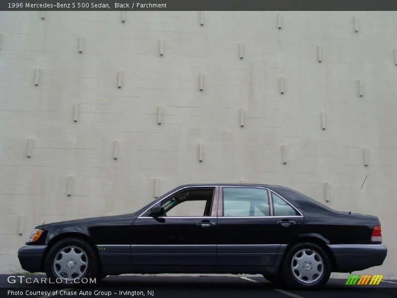 Black / Parchment 1996 Mercedes-Benz S 500 Sedan