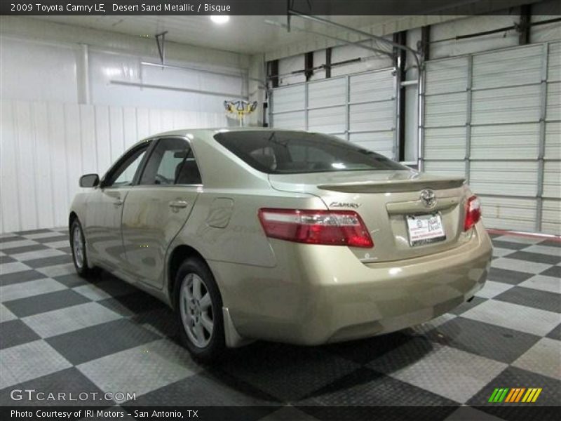 Desert Sand Metallic / Bisque 2009 Toyota Camry LE