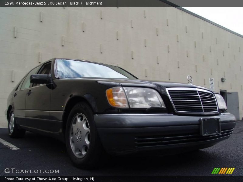 Black / Parchment 1996 Mercedes-Benz S 500 Sedan