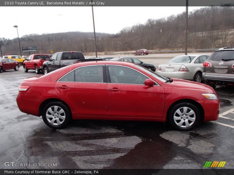 Barcelona Red Metallic / Ash Gray 2010 Toyota Camry LE