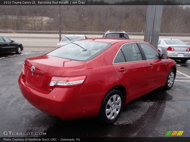Barcelona Red Metallic / Ash Gray 2010 Toyota Camry LE