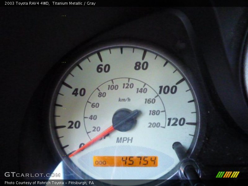 Titanium Metallic / Gray 2003 Toyota RAV4 4WD