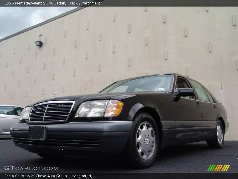 Black / Parchment 1996 Mercedes-Benz S 500 Sedan