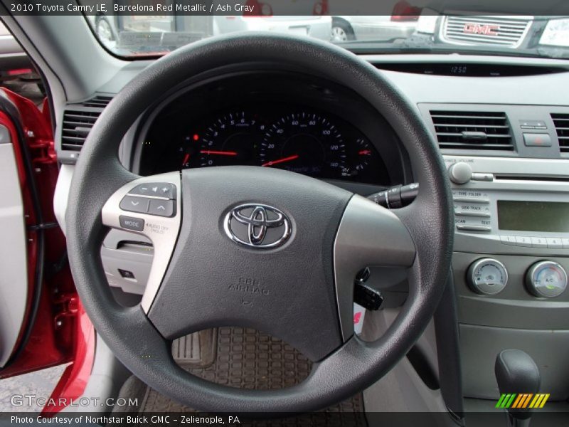 Barcelona Red Metallic / Ash Gray 2010 Toyota Camry LE