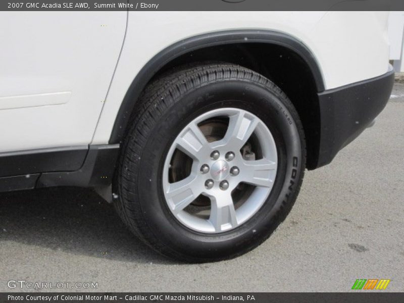 Summit White / Ebony 2007 GMC Acadia SLE AWD