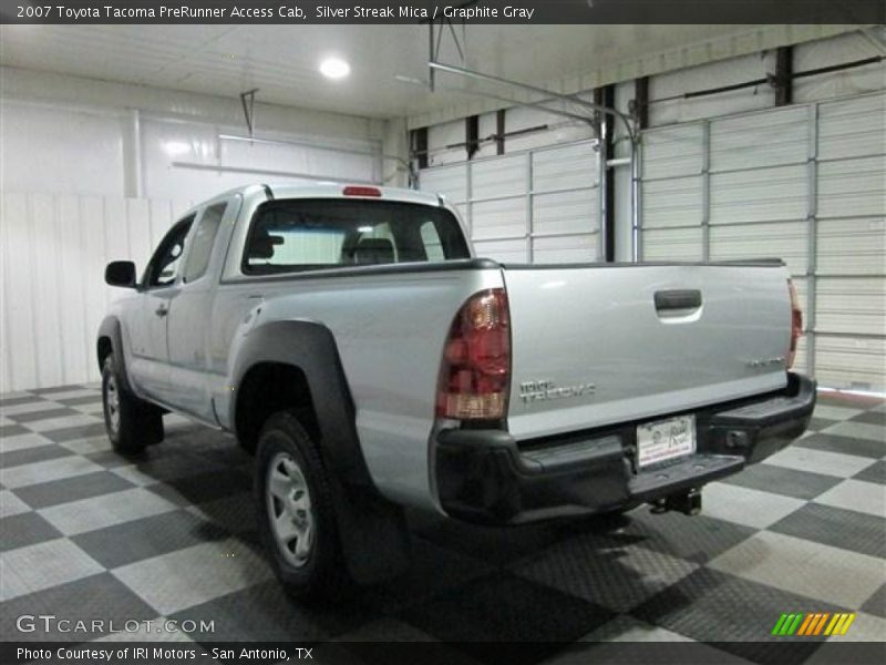 Silver Streak Mica / Graphite Gray 2007 Toyota Tacoma PreRunner Access Cab