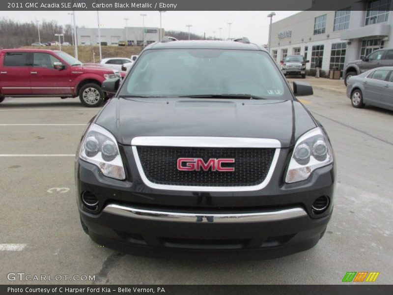 Carbon Black Metallic / Ebony 2011 GMC Acadia SLE AWD