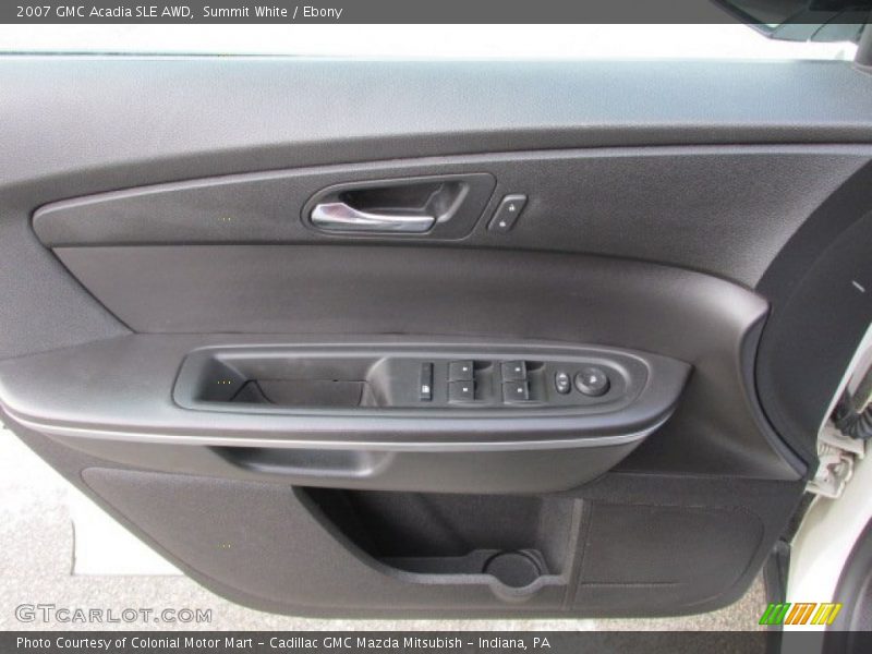 Summit White / Ebony 2007 GMC Acadia SLE AWD