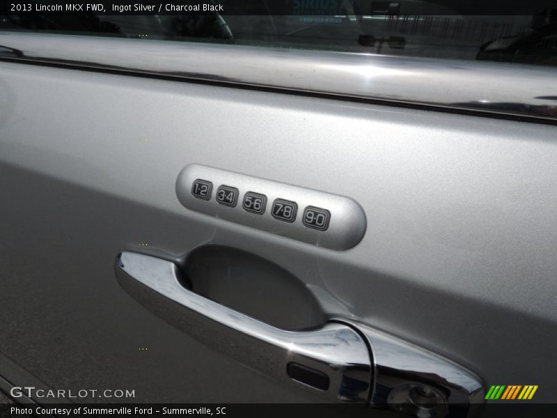 Ingot Silver / Charcoal Black 2013 Lincoln MKX FWD