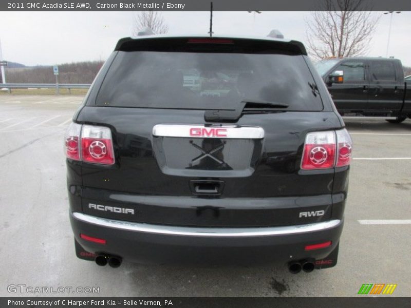 Carbon Black Metallic / Ebony 2011 GMC Acadia SLE AWD