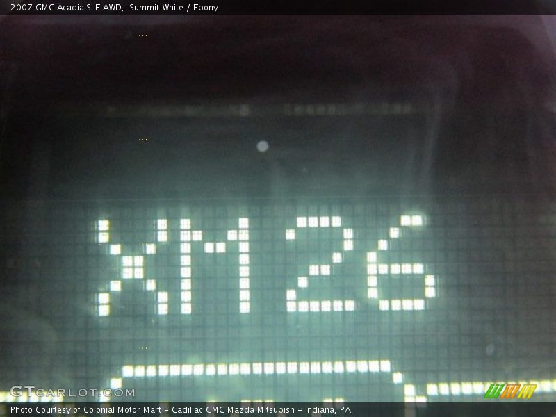 Summit White / Ebony 2007 GMC Acadia SLE AWD