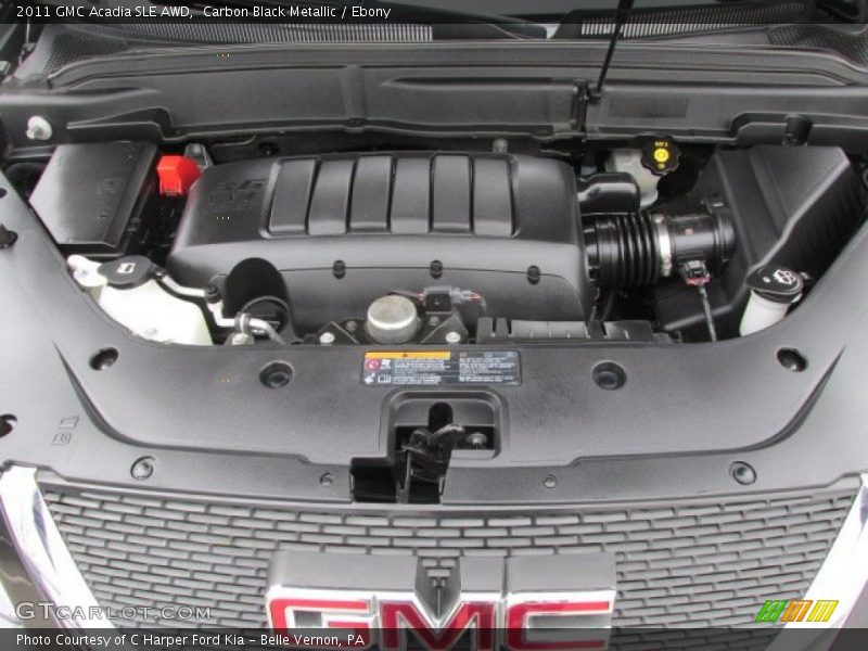 Carbon Black Metallic / Ebony 2011 GMC Acadia SLE AWD