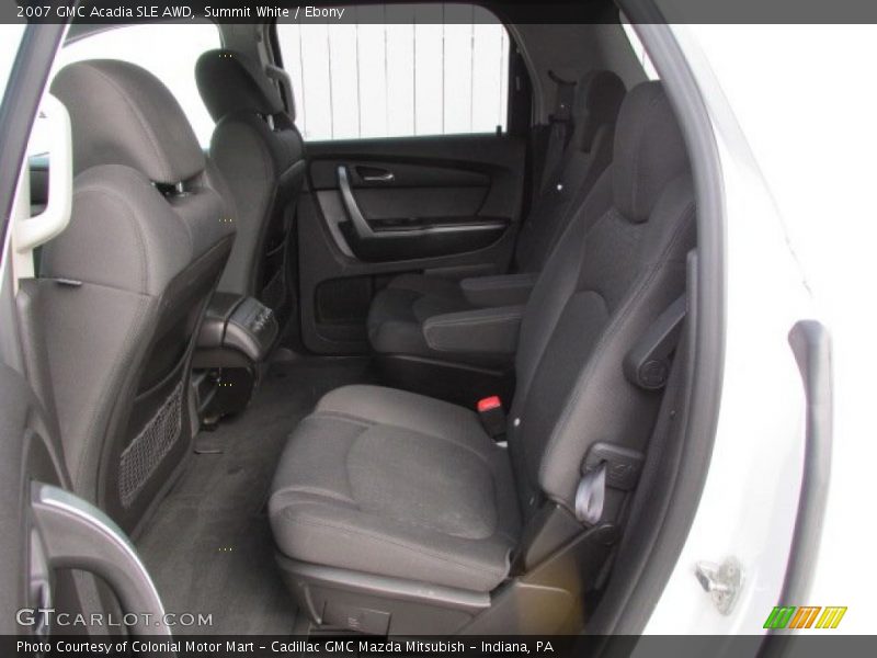 Summit White / Ebony 2007 GMC Acadia SLE AWD