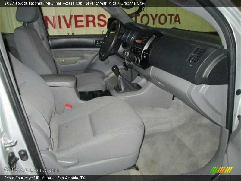 Silver Streak Mica / Graphite Gray 2007 Toyota Tacoma PreRunner Access Cab