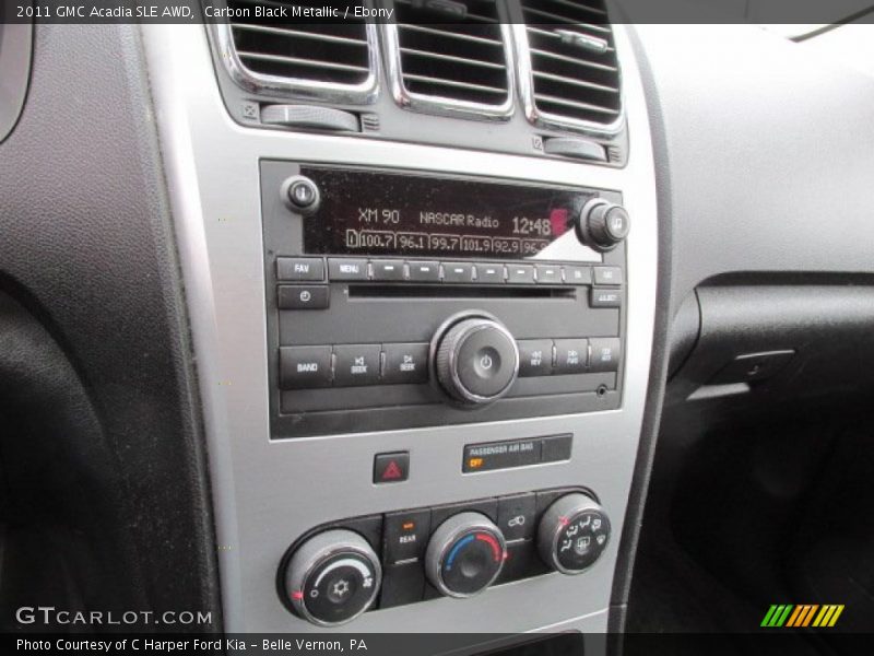 Controls of 2011 Acadia SLE AWD