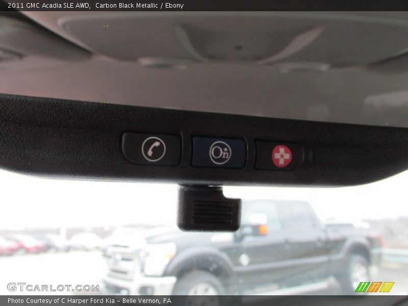 Carbon Black Metallic / Ebony 2011 GMC Acadia SLE AWD