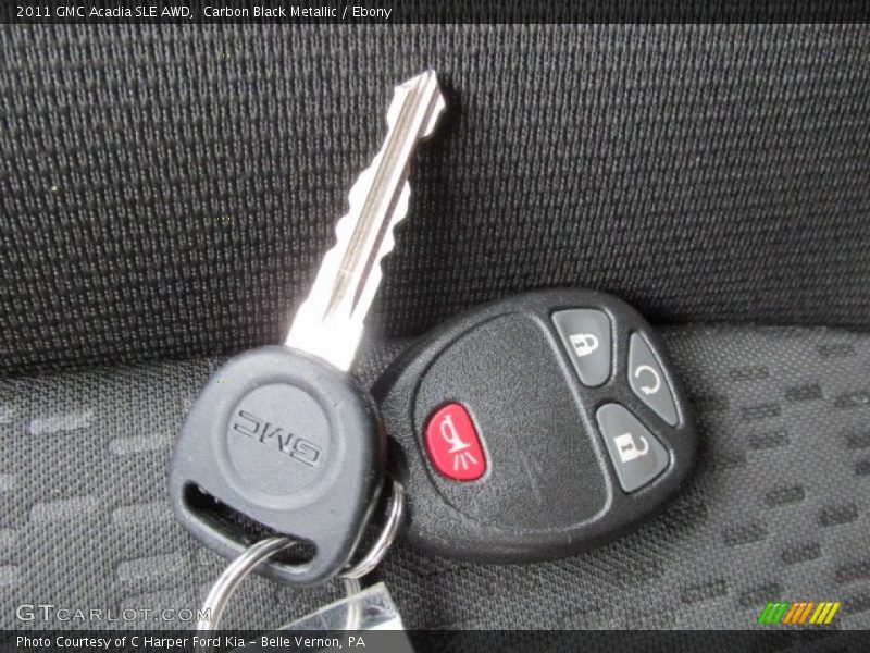 Keys of 2011 Acadia SLE AWD