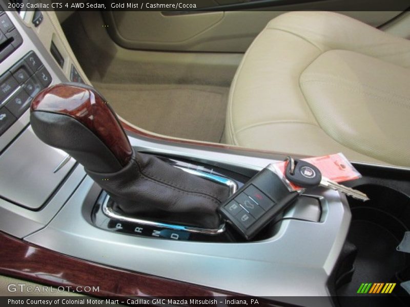Gold Mist / Cashmere/Cocoa 2009 Cadillac CTS 4 AWD Sedan