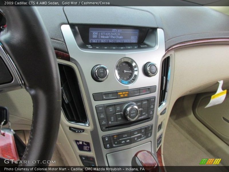 Gold Mist / Cashmere/Cocoa 2009 Cadillac CTS 4 AWD Sedan