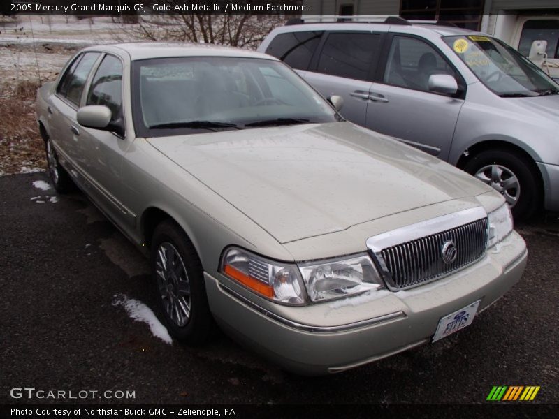 Gold Ash Metallic / Medium Parchment 2005 Mercury Grand Marquis GS