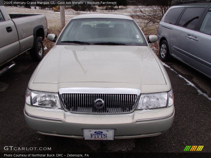 Gold Ash Metallic / Medium Parchment 2005 Mercury Grand Marquis GS