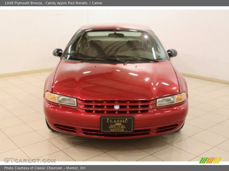 Candy Apple Red Metallic / Camel 1998 Plymouth Breeze