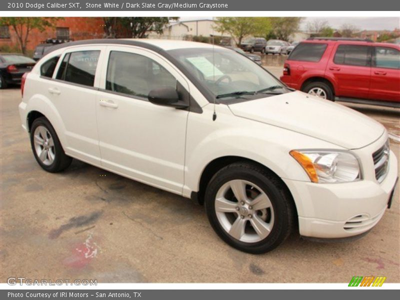 Stone White / Dark Slate Gray/Medium Graystone 2010 Dodge Caliber SXT