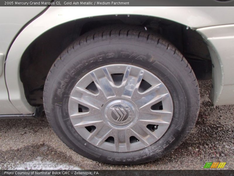 Gold Ash Metallic / Medium Parchment 2005 Mercury Grand Marquis GS