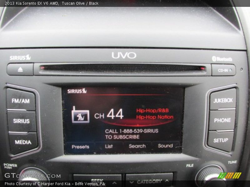 Controls of 2013 Sorento EX V6 AWD